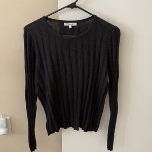Madewell  Black Long Sleeve Shirt Size Medium